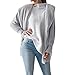 Produktbild Sannysis Damen Pullover Herbst Winter Elegant Plüschmantel Kapuzen-Flauschiger Mantel Winterjacke Cardigan Mantel Outwear Pullover