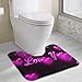 Produktbild Hoklcvd Personalisierte Toilette Teppich-ich Liebe Dich Toilette U-förmige MatCartoon weiche Matte Dusche Boden Teppich Badezimmer