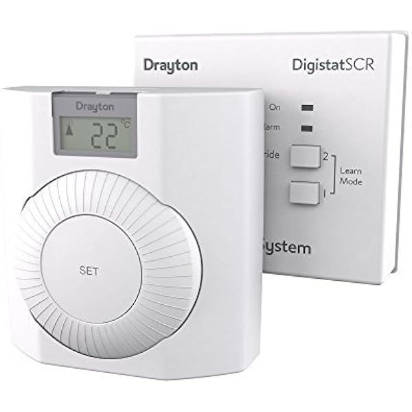 Drayton RF601 RF Wireless Room Thermostat with Digital Display by Drayton :  Amazon.co.uk: DIY u0026 Tools