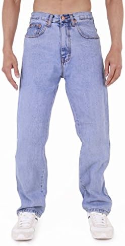 Mens Aztec Heavy Duty Basic Straight Leg Regular FIT Jeans