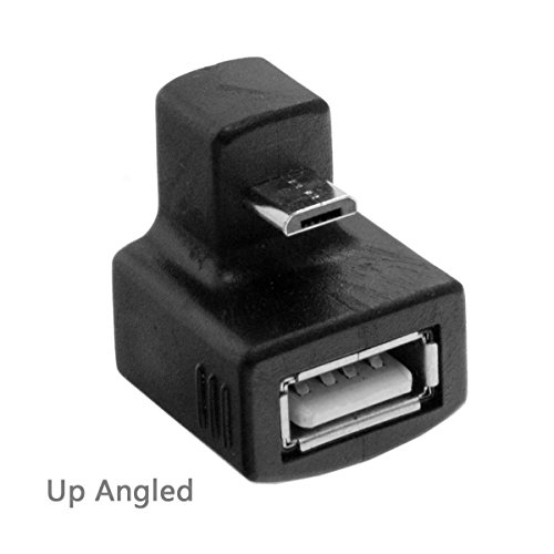 CY bis rechts 180 Grad abgewinkelter micro USB OTG zu USB 2.0 Buchse Verlängerung Adapter für Handy & Tablet - 4
