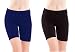 FASHION LINE NAVY AND BLACK WOMEN SHORTS/TIGHTS(PACK OF 2) RS.274.00