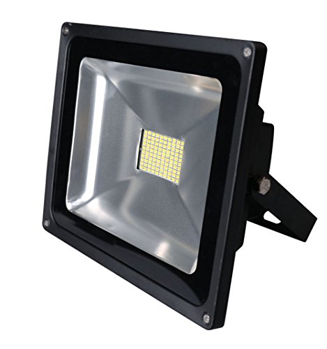 Leetop 80 Watt LED Flood Light SMD Flutlicht Außen Fluter Warmweiss Scheinwerfer Strahler Licht IP65 Gartenleuchte Security Light(1 Stücke) - 3