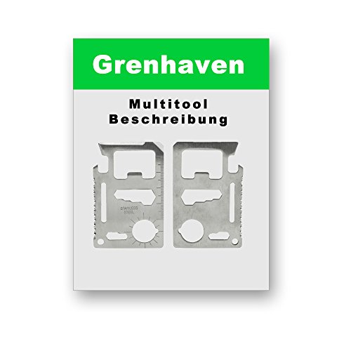 Grenhaven Multitool Multifunktionswerkzeug Tool für unterwegs - 7