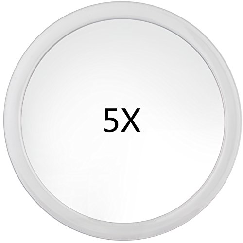 Miss Sweet ingrandimento Specchio con Sunction Tazze in Acrilico Specchio a Ventosa, B 5X 9inch