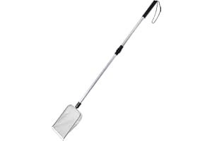 ＡＷＨＡＯ Extensibles para Arena para Gatos, Limpieza de Mascotas, Pala de Arena de Metal para Cajas de Arena