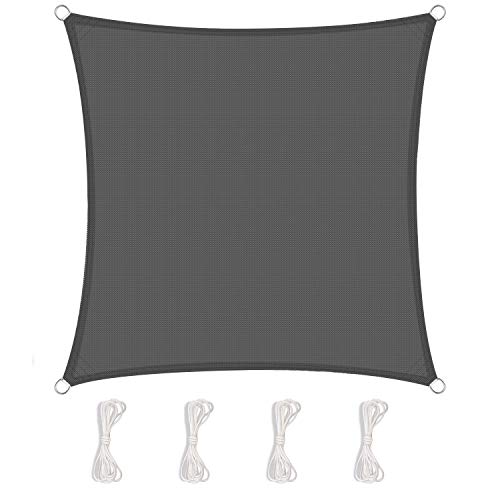 TOPLUS Tenda a Vela Parasole Rettangolare 2 x 2 Metri Protezione Raggi UV per Giardino, terrazza, Campeggio