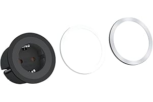 BACHMANN Bach Schuko Steckdose PIX bk wh st | 926.001, Noir