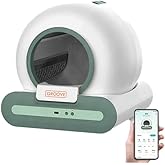 Groove Ti+ Wi-Fi Akıllı Kedi Tuvaleti, 65L Kapasite, 9L &Ccedil;&ouml;p Torbası, 1-8 kg Kediler İ&ccedil;in Yeşil