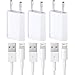 Produktbild Original Lanboo® 3x USB Sync Ladekabel Datenkabel Kabel + 3x Netzteil Ladegerät Adapter für Original iPhone 5, 5c, 5s, SE, 6, 6s, 6 Plus, 6s Plus, 7, 7 Plus & Original iPod Touch 5G & Touch Nano 7G