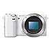 Produktbild Sony NEX-5TLW Kompakte Systemkamera (16,1 Megapixel Exmor APS-C CMOS Sensor, 7,6 cm (3 Zoll) LCD-Display, Full HD, WiFi, NFC) inkl. SEL-P1650 weiß