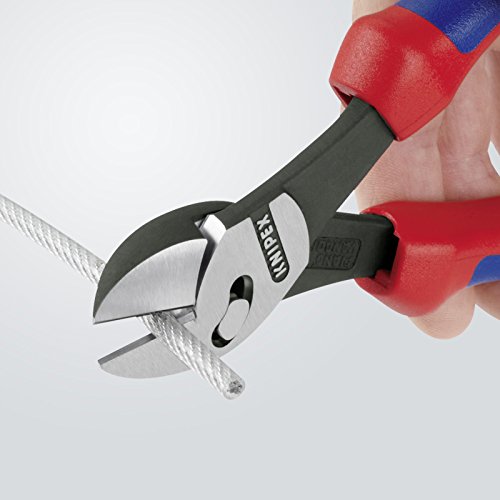Knipex 73 72 180 TwinForce, Hochleistungs-Kraftseitenschneider, 180 mm - 5