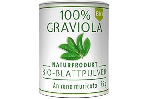 100 % BIO Graviola bladpulver 75 gr naturlig ren utan bekämpningsmedel och tillsatser. Direkt från den tyska tillverkaren Graviola.de