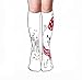 Produktbild Hohe Socken Men Women Outdoor Sports High Socks Stocking merry christmas funny dog hand drawn pomeranian spitz puppy happy new year collection winter design happy Stars Tile length 19.7" in(50cm)