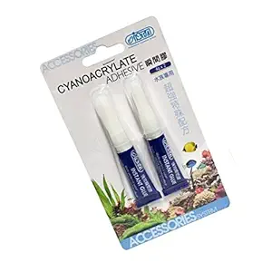 Royal Pet ISTA 4g Aquarium Cyanoacrylate Adhesive Coral Frags Glass Ceramics Super Glue (Pack of 2)