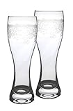 2er Set Lucca Weizenbierglas 650 ml