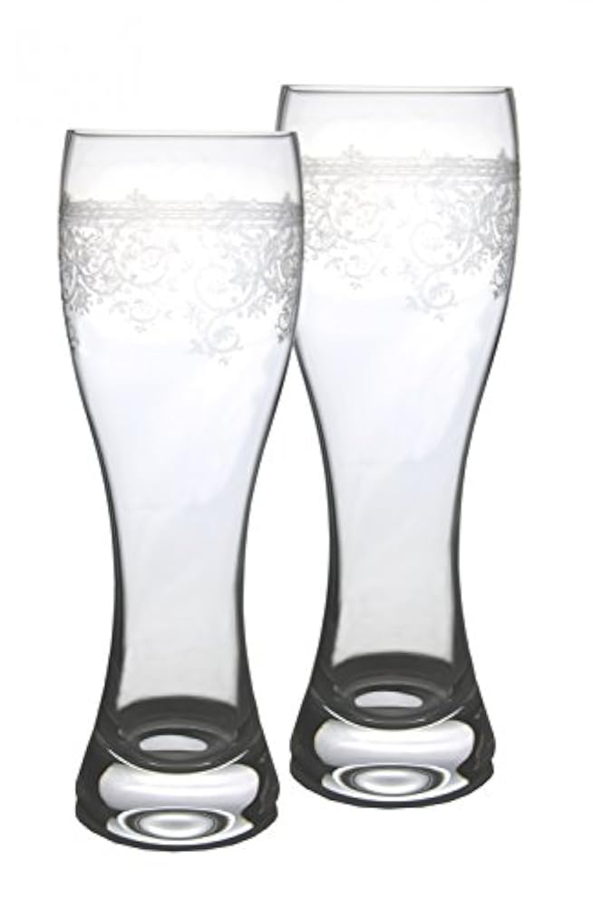2er Set Lucca Weizenbierglas 650 ml
