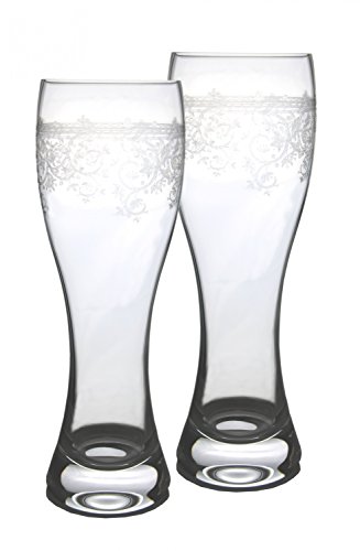 2er Set Lucca Weizenbierglas 650 ml