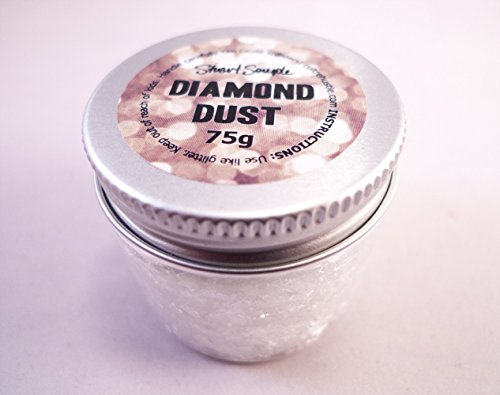 Diamant Staub – Natürliches Super Flocken Sparkling Glitter – 75 g - 2