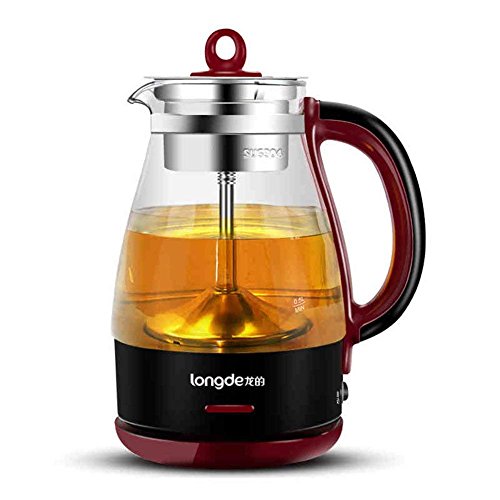 WYBW Bouilloire lectrique Th Maker lectrique Bouillie Thire Entirement Automatique en Verre Isolation Vapeur Thire 1.0L 600 W Bouilloires lectriques,1