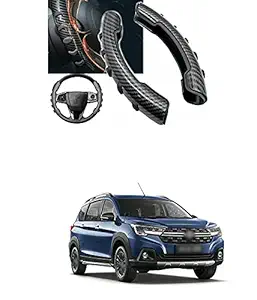 PRIKNIK Steering Wheel Grip Cover Non-Slip Sporty Design for 15 Inch Steering Wheel Compatible with Maruti Suzuki XL6