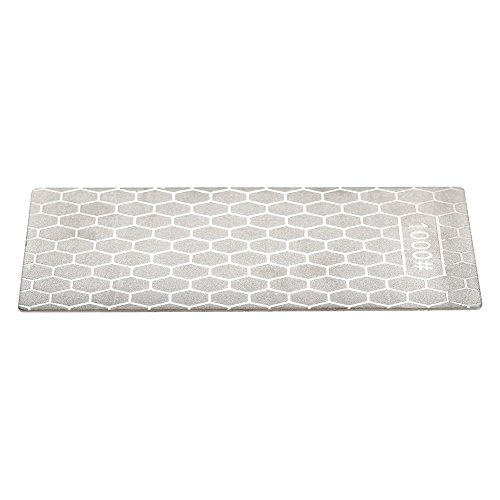 Anself Einseitiger Schleifstein Wetzstein aus Diamant 150*63*1mm (1000 / 400 Körnung Optinal) - 3
