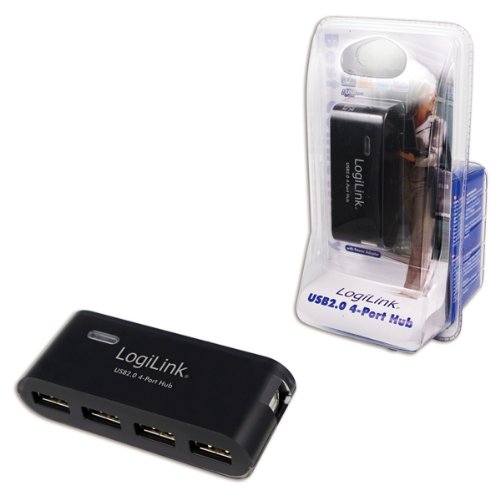 LogiLink 4-Port Hub USB 2.0 mit Netzteil, schwarz - 2