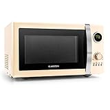 Klarstein Fine Dinesty • Mikrowelle • Mikrowellenofen mit Grill • Retro • Metall-Gehäuse • 23 l Garraum • 800 W Mikrowellenleistung • 1000 W Grillleistung • Timer • 12 Programme • LCD-Display • creme Klarstein Fine Dinesty • Mikrowelle • Mikrowellenofen mit Grill • Retro • Metall-Gehäuse • 23 l Garraum • 800 W Mikrowellenleistung • 1000 W Grillleistung • Timer • 12 Programme • LCD-Display • creme