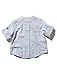 M&Co Baby Boy Long Sleeve Button Down Grandad Collar Light Blue Dobby Shirt Blue 9/12 Mnths