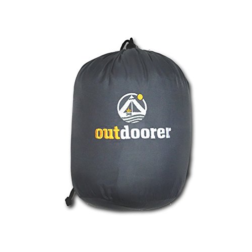 Outdoorer Reisekissen, rot kariert, leicht, kleiner Packsack, das Outdoor Kissen - 2