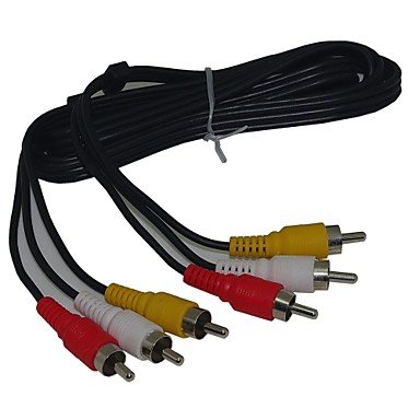 Preisvergleich Produktbild BPZKIWE 8197 Cinch-Kabel (männlich auf männlich)