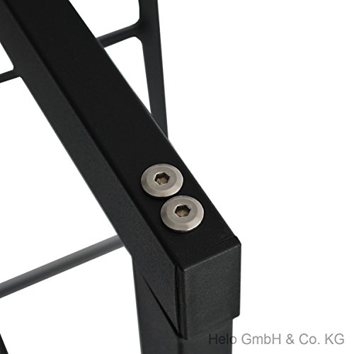 Feuerholzregal E4 Brennholzregal Kaminholzregal Metall Kaminholzständer 40x150cm - 5