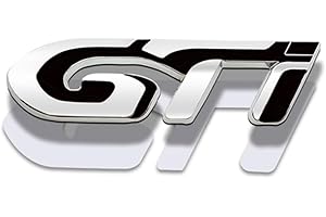 ESUKAR Autocollant EmblèMe Logo Voiture, pour Peugeot GTI 206 208 308 307 207 208 3008 407 508 2008 RCZ Voiture Avant Pare-Chocs Arrière Tronc Emblème Corps Côté Emblème de Logo Lettres,A