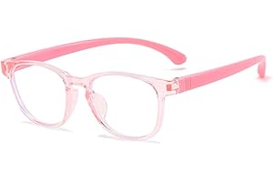 RICHSTORY Blue Light Blocking Glasses for Kids, Computer Glasses Gaming Glasses Anti-Blue Light for Age 4-13, Silica Blue Light Glasses Anti UV400 & Eyestrain, for Children Boys Girls