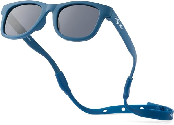 BABY SUNNIES Gafas de sol para bebé con correa, irrompibles y flexibles, para bebés de 0 a 24 meses - 1