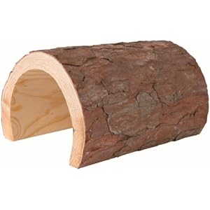 TRIXIE 76167 Reptilien-Tunnel, Naturholz