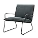Produktbild Eleonora Lounge-Retro-Sessel Delta mit Armlehnen im Industrial Design in 3 Farben erhältlich (Anthrazit)