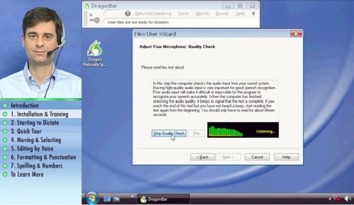 Preisvergleich Produktbild Dragon NaturallySpeaking 10 QuickStart (for Naturally Speaking software)
