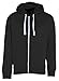 Charcoal 2XL - Mahi New Womens Plain Zip Zipper Ladies Plus Size Hoodie Hooded Top Sweatshirt Jacket