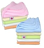 Babymajawelt® Molton/Flanellwindeln 80/80 -5er Junge Set FARBIG-15563 - 3