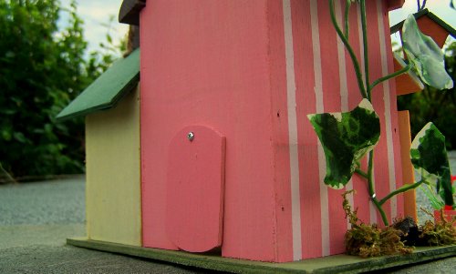 Hüwüknü Blumen Laden Vogelhäuschen aus Holz - 9
