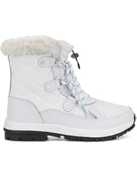 Bearpaw Mujeres BETHANY Punta Cerrada Piel Botas para Clima Frío, , Talla