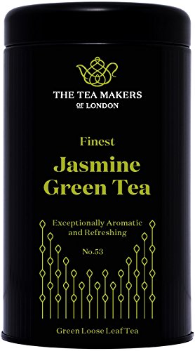The Tea Makers of London Natural Chinese Jasmine Green Loose Leaf Tea 125 g Caddy