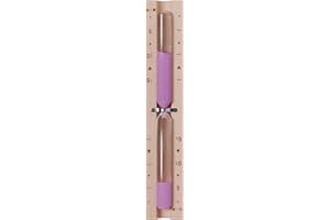 ‎DEWELLO Dewello® Sauna Sanduhr 15 Minuten aus 100% Pinie + 2 Schrauben, vorgebohrt - Glas robust & hitzebeständig - Kontrastfarbe Pink - Sauna Zubehör