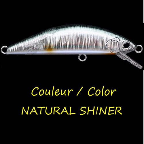 PAYO Bengala pescado nadador Slow Sinking Sso Mino Sso & I 67 67 mm BKK trucha, NATURAL SHINER