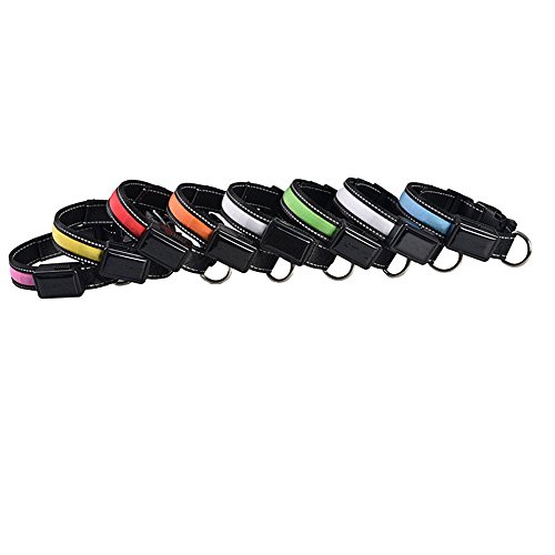 Lesypet-USB-Rechargeable-Reflective-Flashing-Lights-LED-Pets-Dog-Safety-CollarSolar-charger-and-WaterproofFit-for-Small-Medium-Large-Pets-Dog-Sold