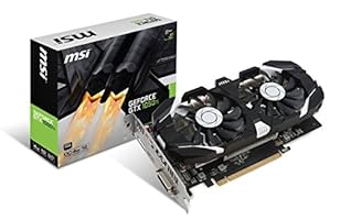 MSI GeForce GTX 1050TI 4GT OC 4GB Nvidia GDDR5 1x HDMI, 1x DP, 1x DL-DVI-D, 2 Slot Afterburner OC, Nvidia G-Sync, Grafikkarte