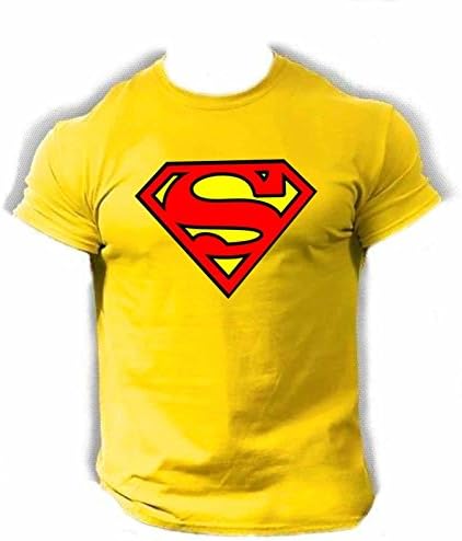 Mens MMA GYM BODYBUILDING MOTIVATION T-Shirt BEST WORKOUT CLOTHING TRAINING TOP … (yellow, large)