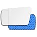 Price comparison product image Hightecpl 12LAS Left Hand Passenger Near Side Wide Angle Door Wing Mirror Glass Replacement