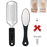 Foot Files, Foot File Foot Pedicure Tool, Stainless Steel Foot Files, Dead Skin Remover Foot Care Pedicure Tool for Cracked Feet, Make Foot Beauty and Extra Smooth